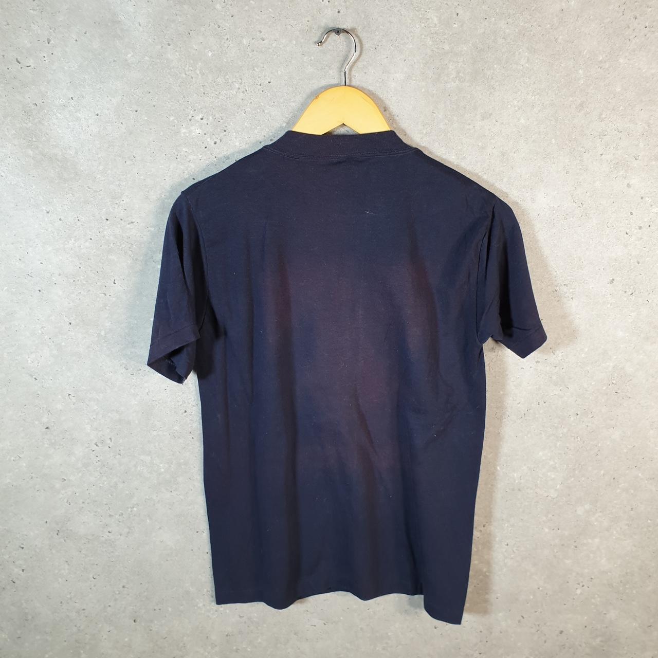 Vintage Velva Sheen Virginia Cavaliers 1980 USA Single Stitch T Shirt Men’s Medium Navy Blue