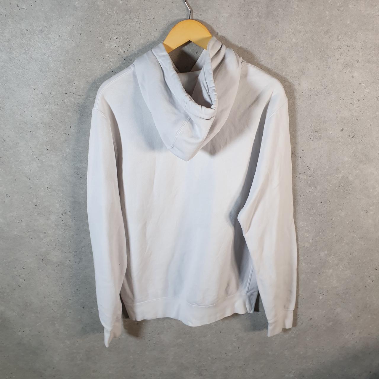 Vintage Nike Club Embroidered Hoodie Men’s Medium White Swoosh Y2K Pullover