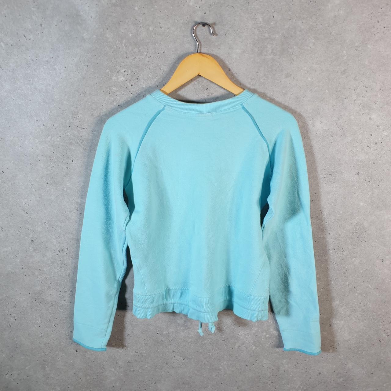 Vintage Nike 90s Embroidered Sweatshirt Womens Large Blue Swoosh Y2K Pullover