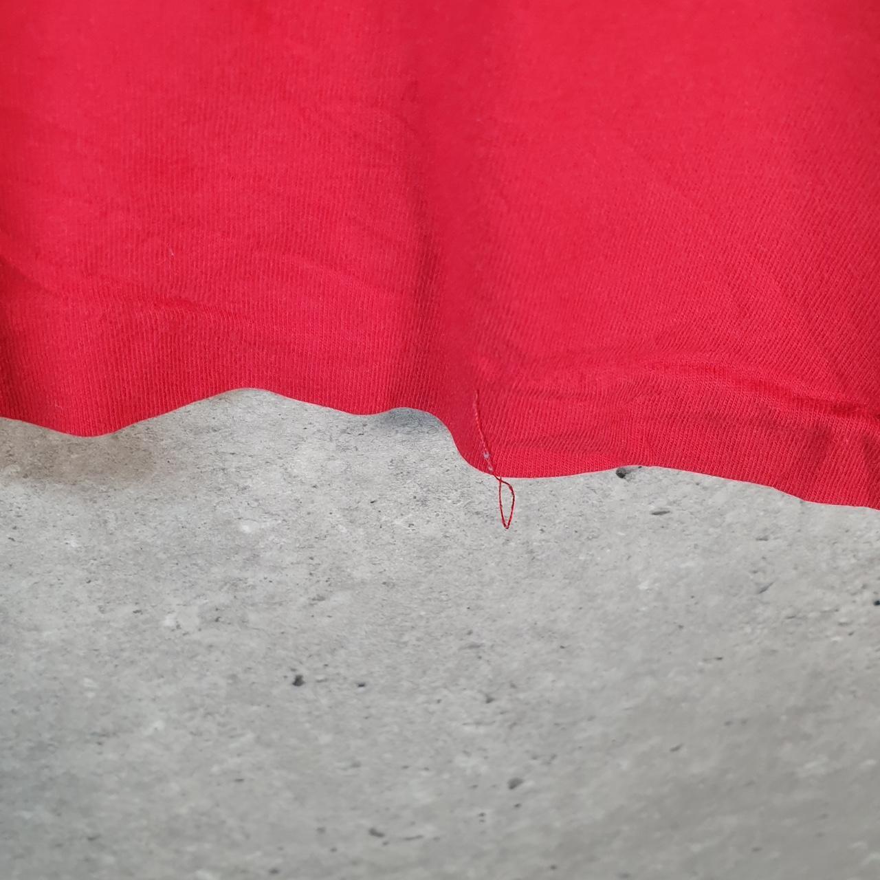 Vintage Ralph Lauren Polo T Shirt Men’s Large Red Embroidered Custom Slim Fit Pony C9149