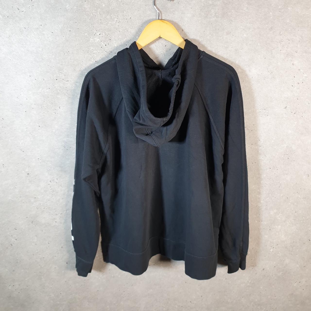 Vintage Nike Dri Fit Hoodie Womens Large Black Swoosh Y2K Pullover Sweatshirt Logo