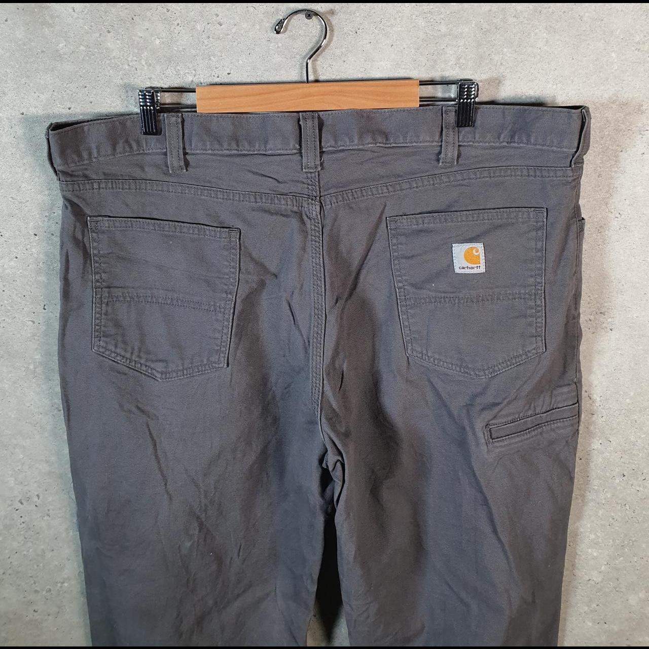 Vintage Carhartt Carpenter Trousers Mens W42 L30 Grey Relaxed Fit Workwear USA