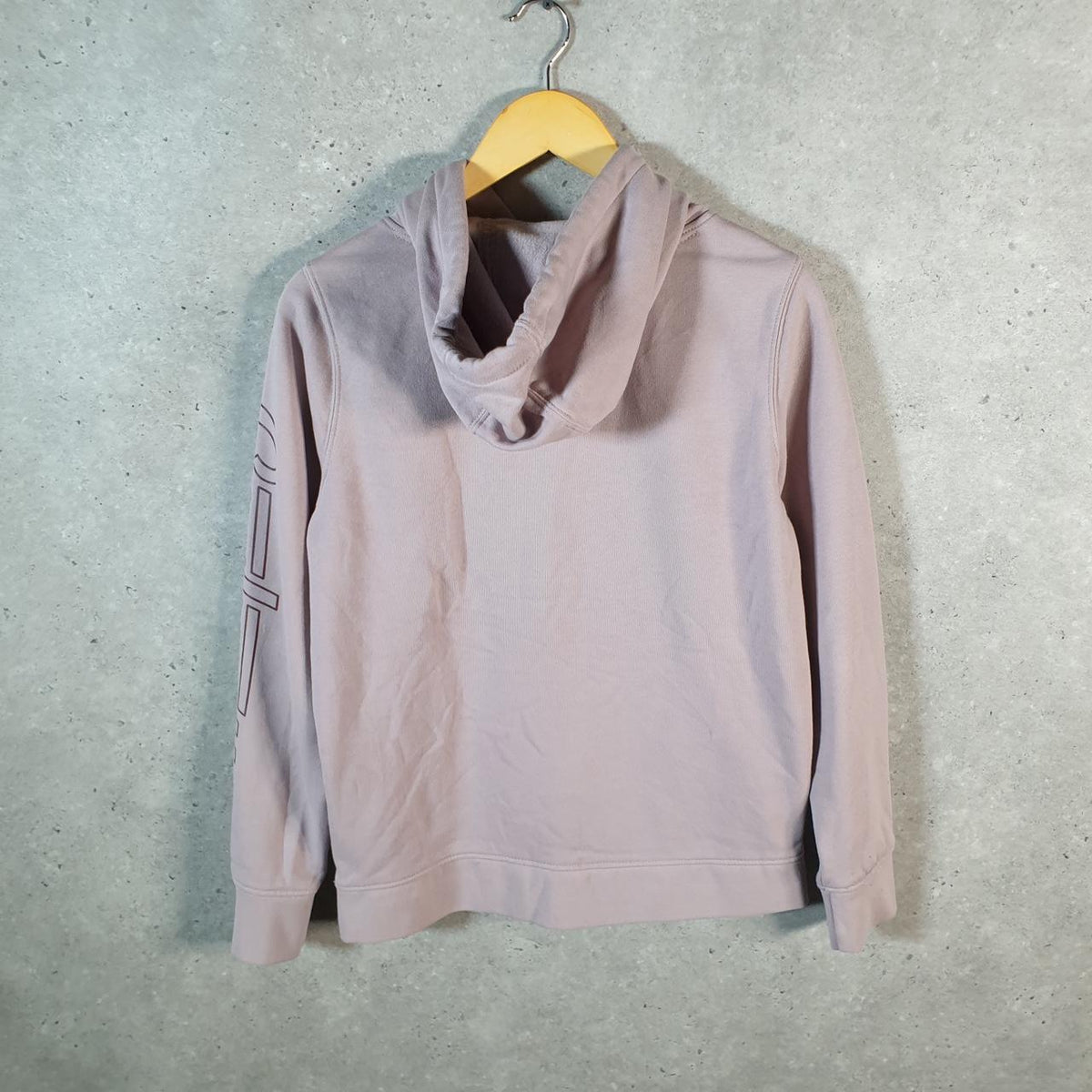 Vintage Carhartt Hoodie Womens Small Pink Pullover Blank USA Relaxed Fit