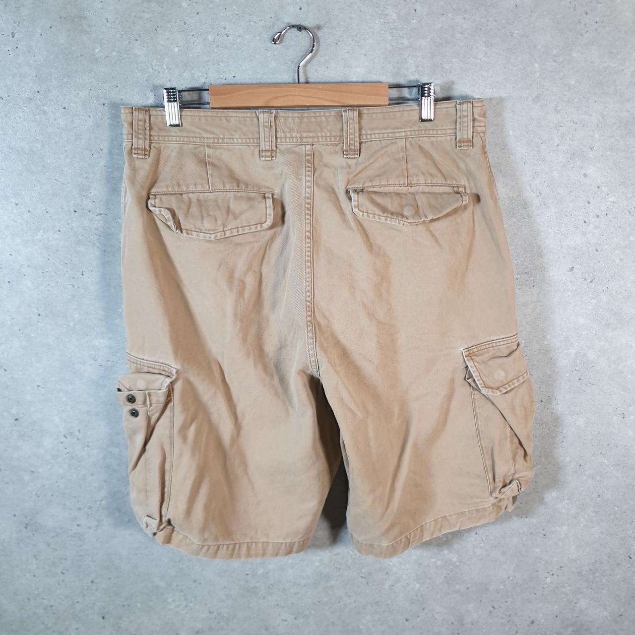 Vintage Ralph Lauren Polo Jeans Shorts Jorts Chino Cargo Men’s W36 Brown Baggy Cotton