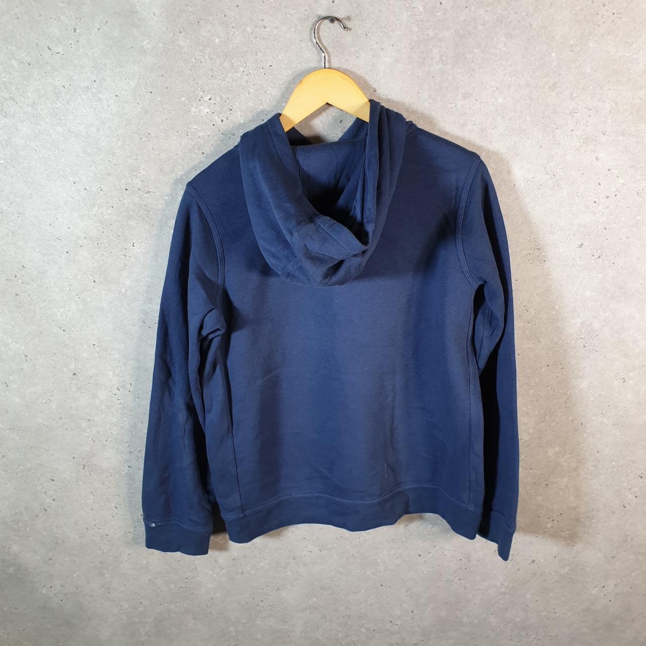 Vintage Nike Club Hoodie Womens XL Navy Blue Swoosh Y2K Pullover