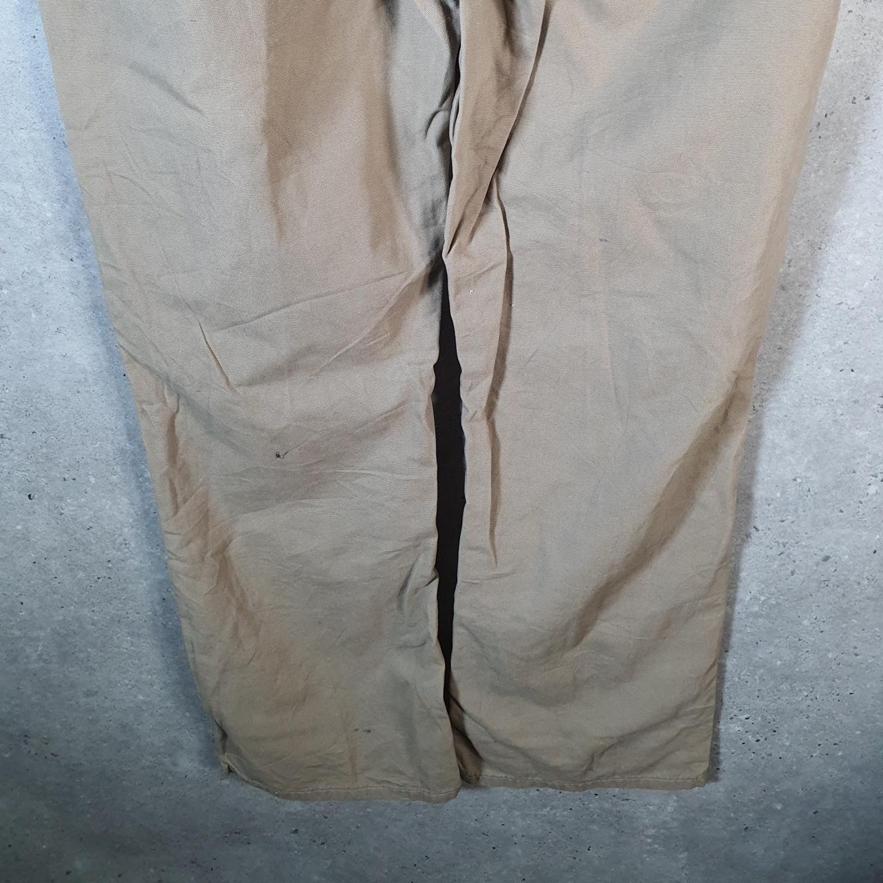 Vintage Carhartt Carpenter Trousers Womens W34 L32 Brown Original Fit Workwear