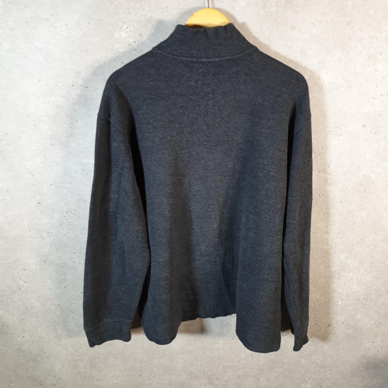 Vintage Ralph Lauren Polo 1/4 Zip Sweatshirt Men’s XL Grey Cotton Pullover Pony