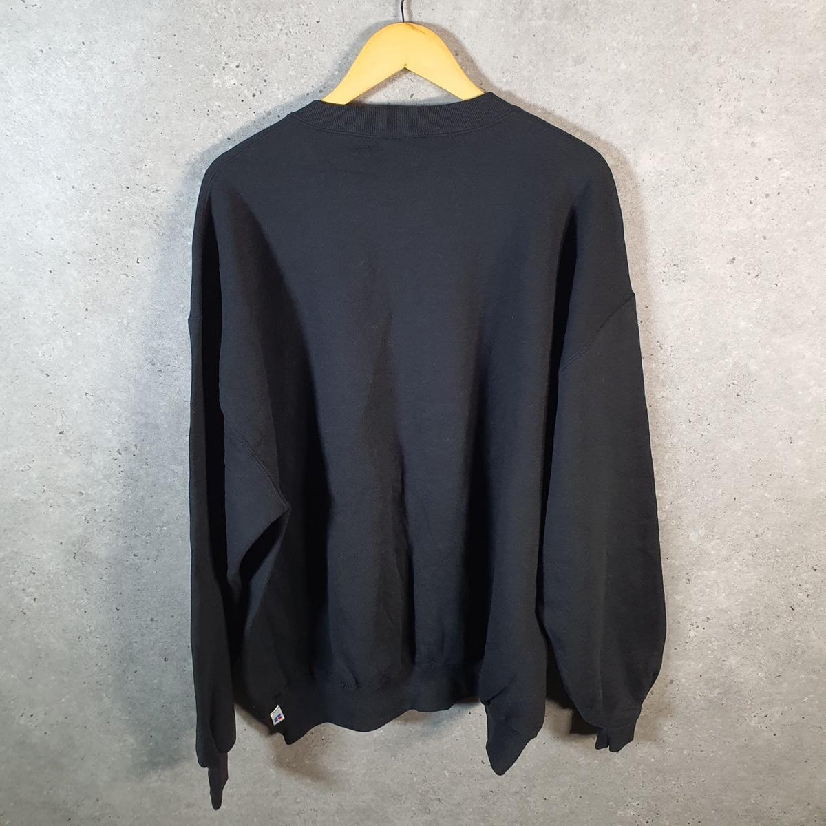 Vintage Russell Athletic Southern Miss Uni USA Sweatshirt Men’s 2XL Black Pullover Baggy