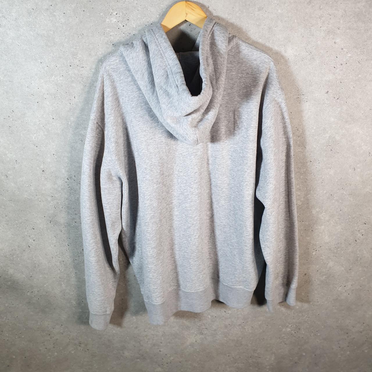 Vintage Ralph Lauren Polo Bear Hoodie Men’s 2XL Grey Cotton Full Zip Pony Big Fish Vintage