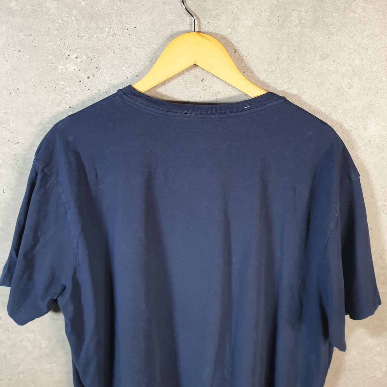 Vintage Ralph Lauren Polo T Shirt Men’s Large Blue Embroidered Classic Fit Pony C9058