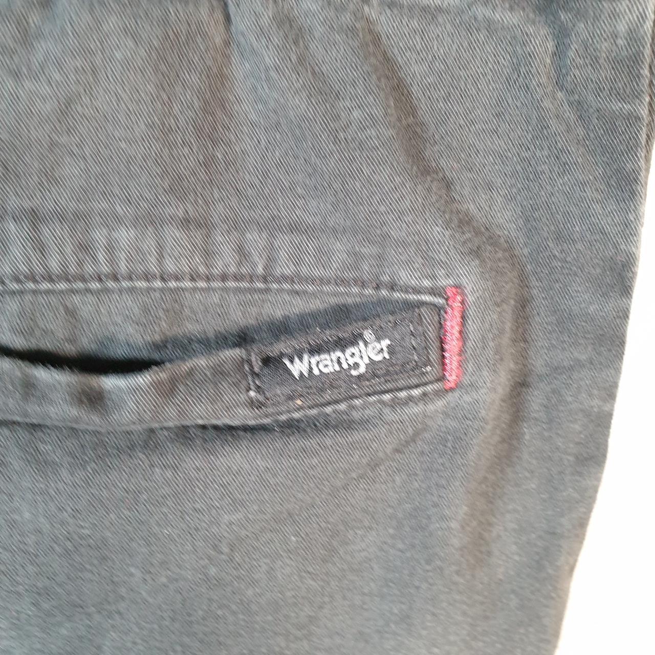 Vintage Wrangler Shorts Jorts Cargo Womens XL Black Baggy Cotton