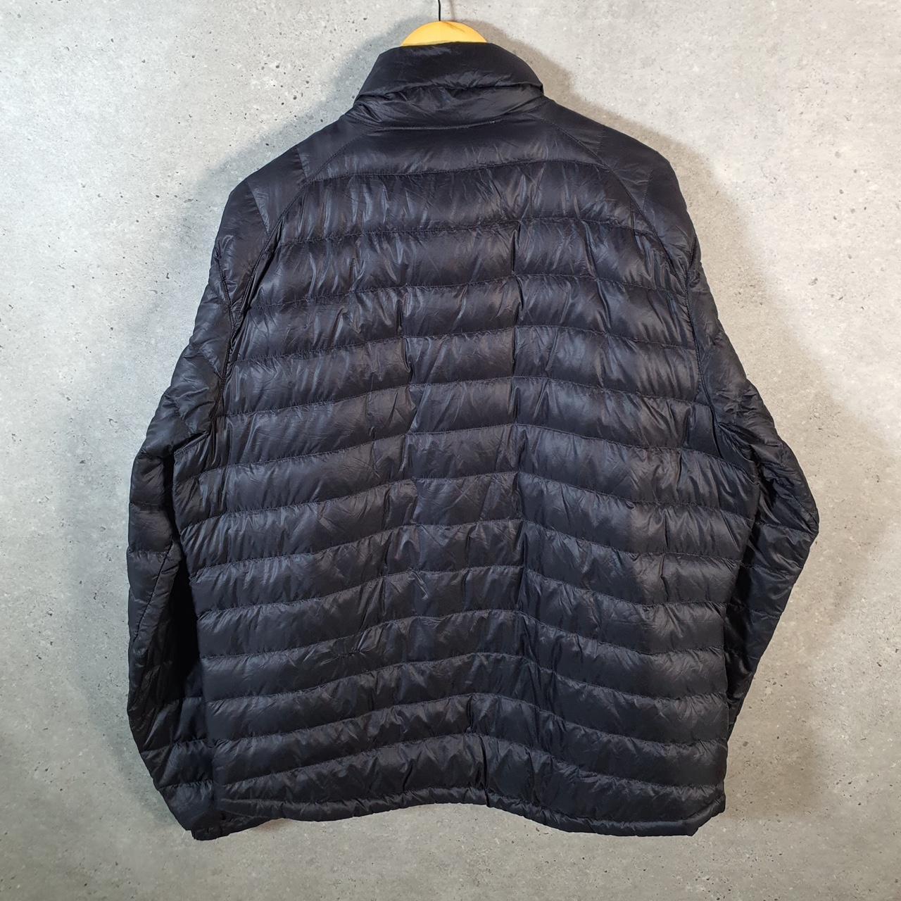 Vintage L.L. Bean Downtex Goose Down Puffer Jacket Mens XL Black Waterproof Shell