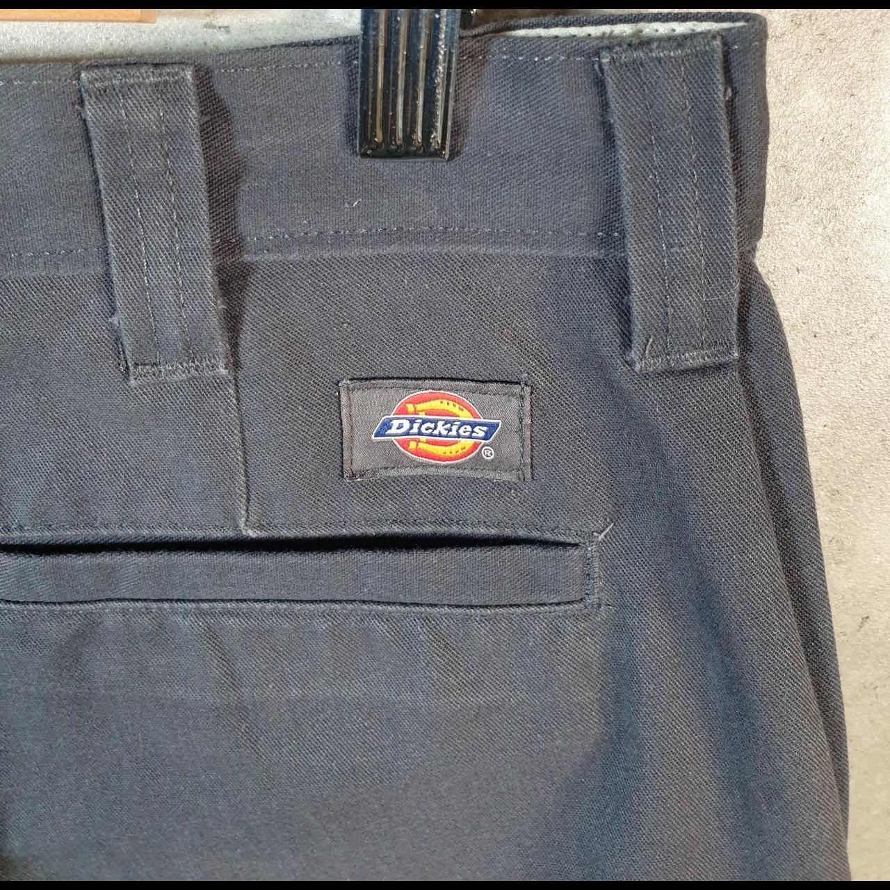 Vintage Dickies Baggy Chino Shorts Jorts Cargo Mens W34 Grey Regular Fit