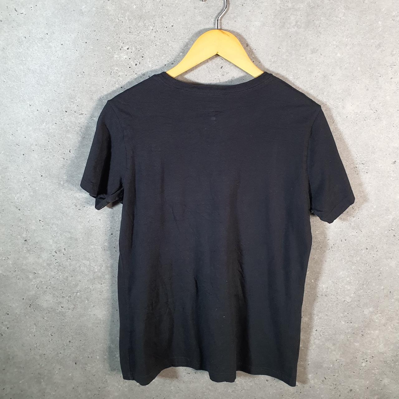 Vintage Adidas Amplifier T Shirt Men’s Large Black Three Stripes Logo Athletic