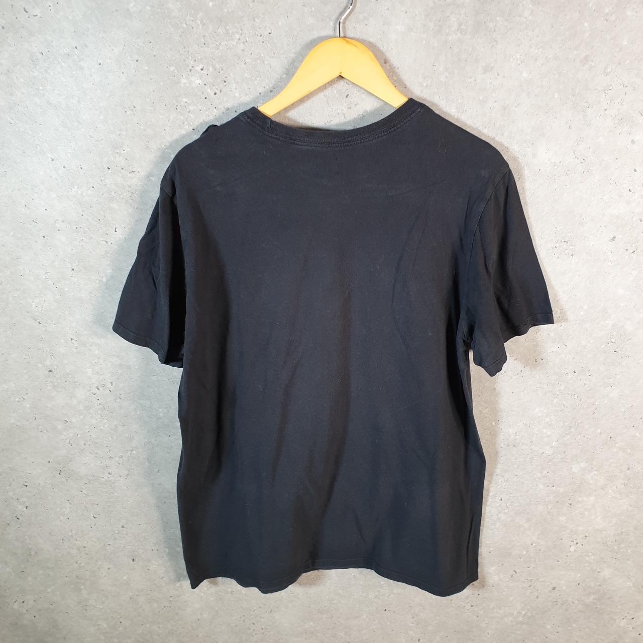 Vintage Nike Air Rocket Spellout T Shirt Men’s Large Black Logo Swoosh Athletic