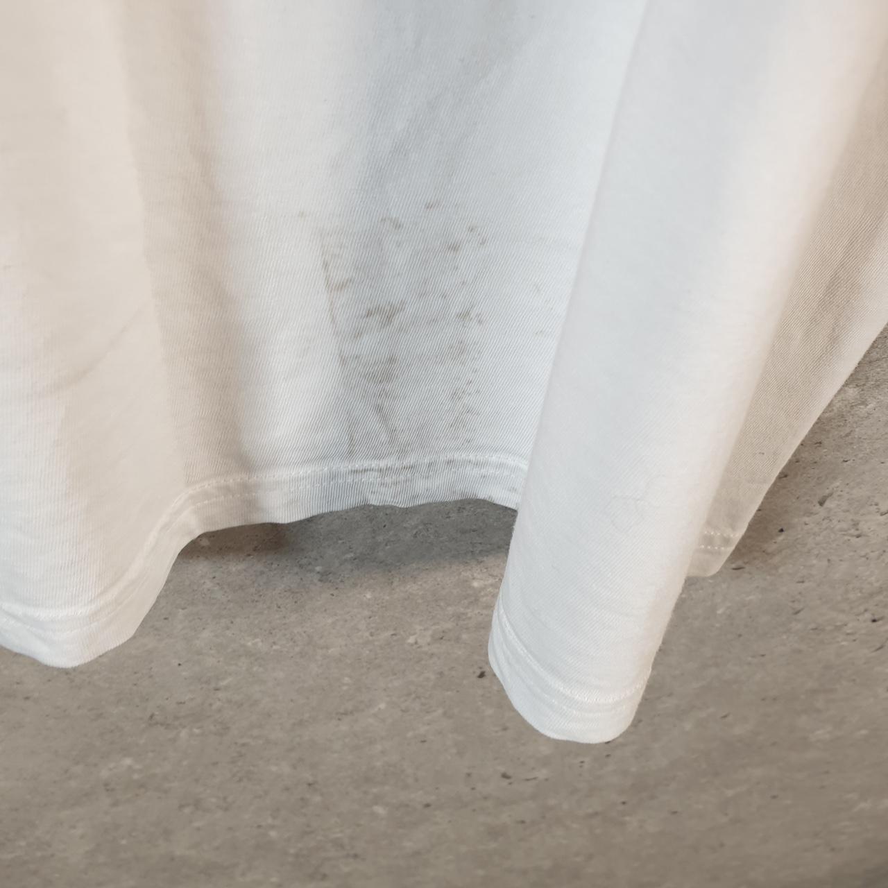 Vintage Calvin Klein Graphic T Shirt Men’s Medium White Regular Fit Spellout Logo