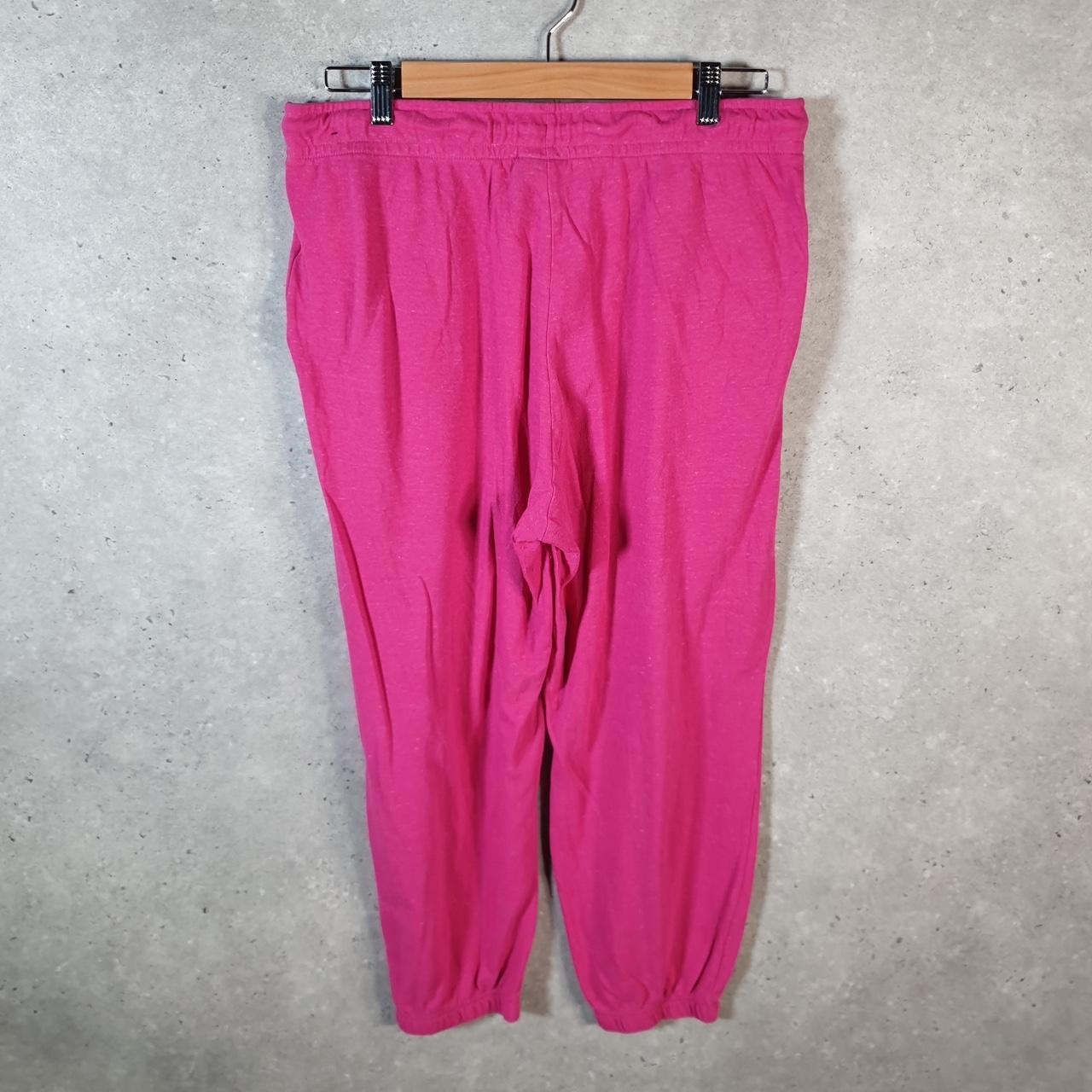 Vintage Nike Club Sweatpant Joggers Womens Large Pink Swoosh Sports Tracksuit Big Fish Vintage