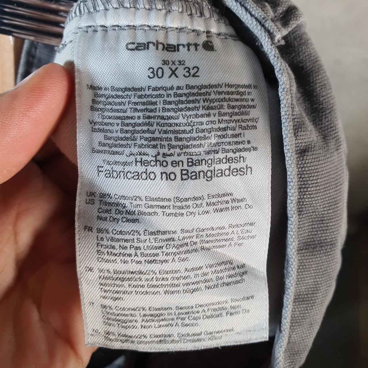 Vintage Carhartt Carpenter Trousers Mens W30 L32 Grey Relaxed Fit Workwear USA