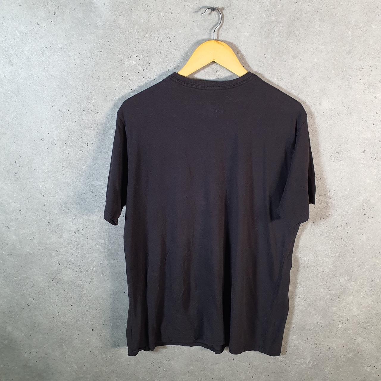 Vintage Puma Spellout T Shirt Mens Medium Black sports Logo Athletic