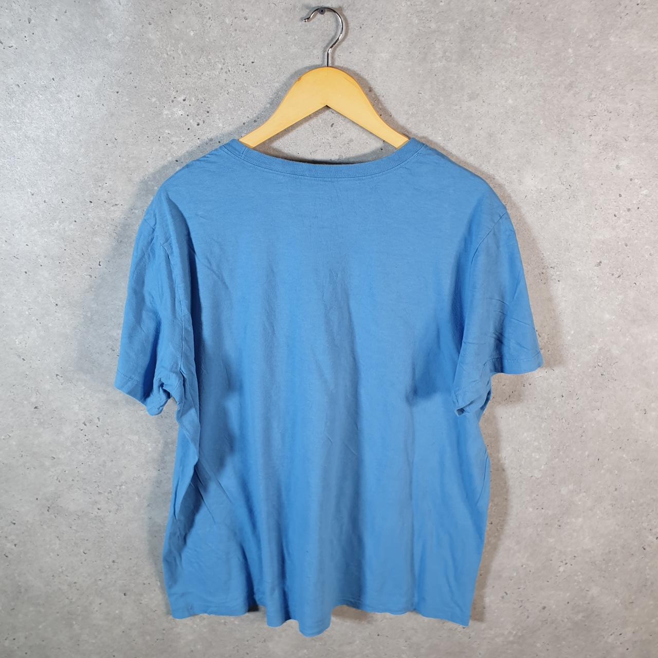 Vintage Nike Just Do It T Shirt Men’s XL Blue Swoosh Logo Athletic