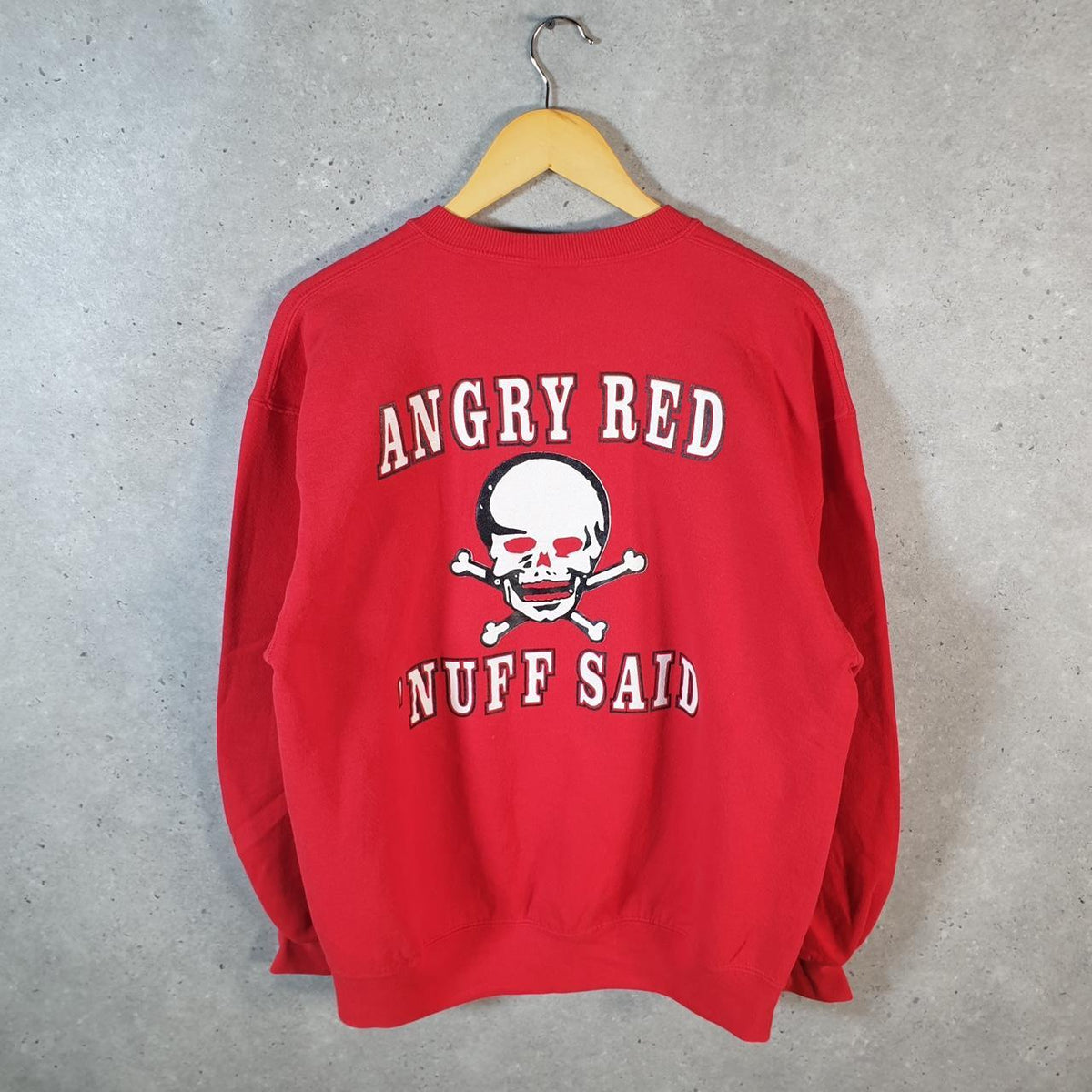 Vintage Russell Athletic Belfry Pirates 1996 USA Sweatshirt Men’s Large Red Pullover