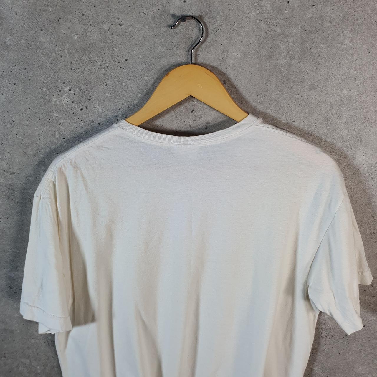 Vintage Ralph Lauren Polo Sport T Shirt Men’s Large White  Classic Fit Embroidered Pony C8677