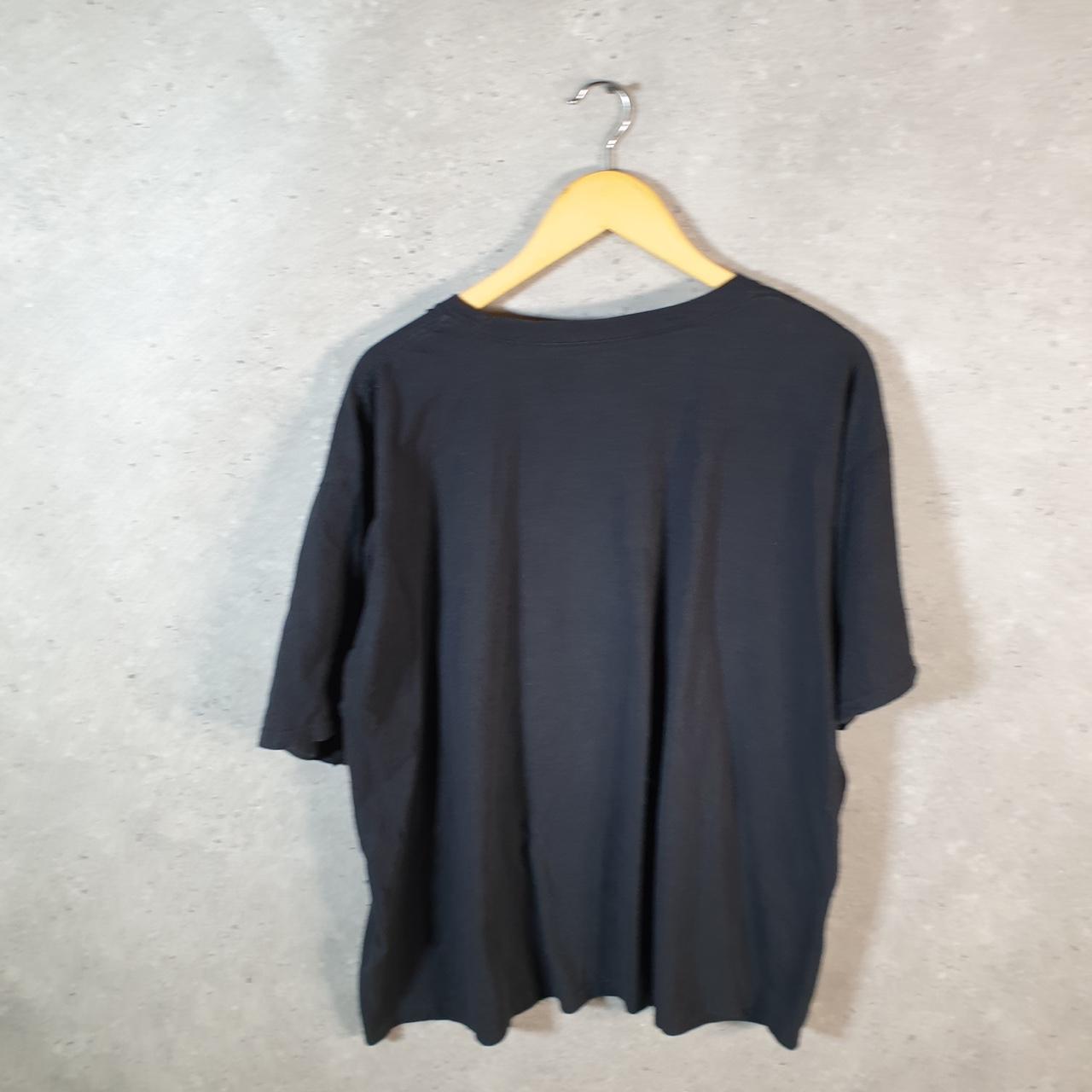 Vintage Adidas Go To Tee T Shirt Men’s 2XL Black Three Stripes Logo Athletic