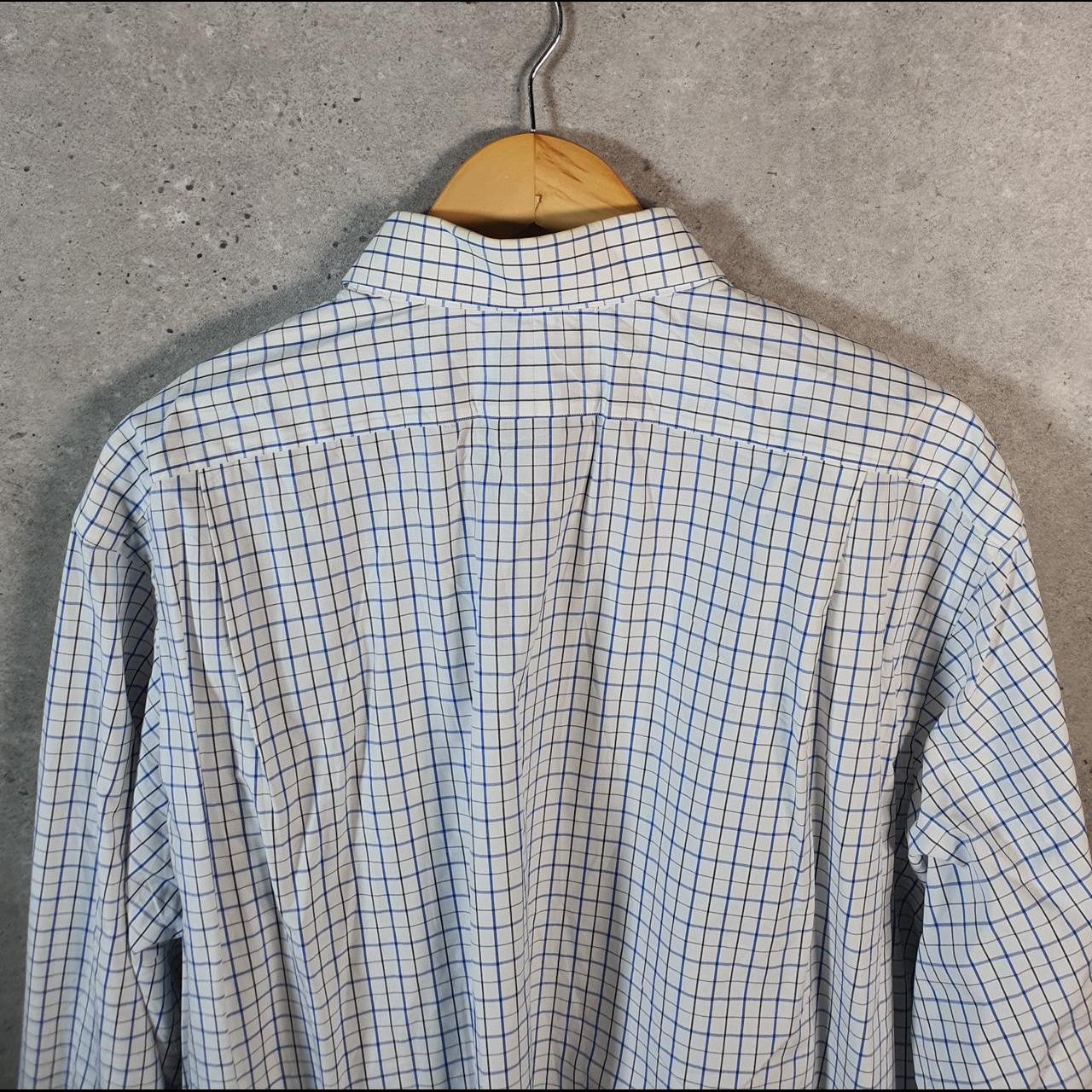 Vintage Ralph Lauren Button Down Shirt Men’s XL White Checkered Regent Classic Fit Cotton Big Fish Vintage