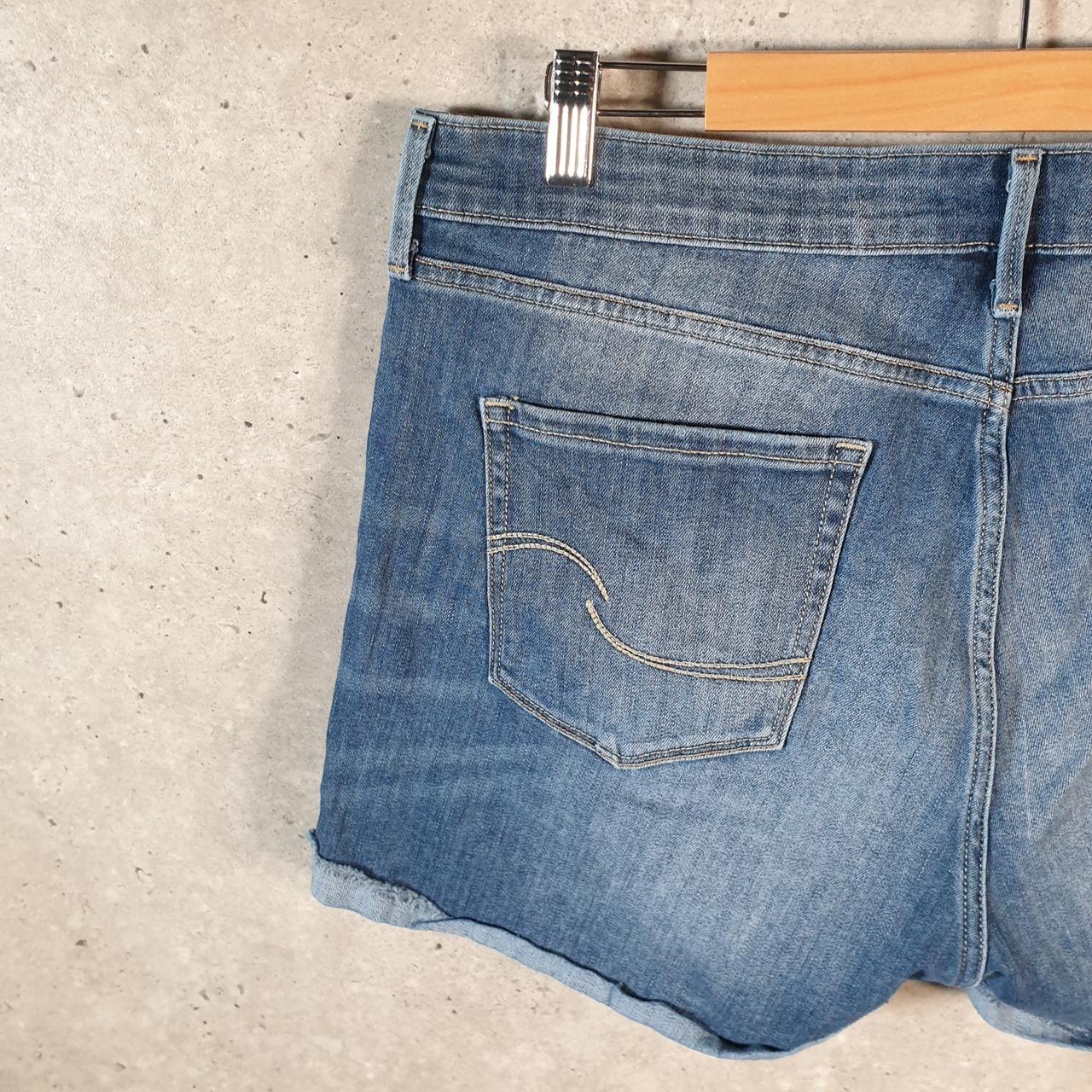 Vintage Levi’s Baggy Shorts Jorts Cargo Womens W33 Blue relaxed Denim