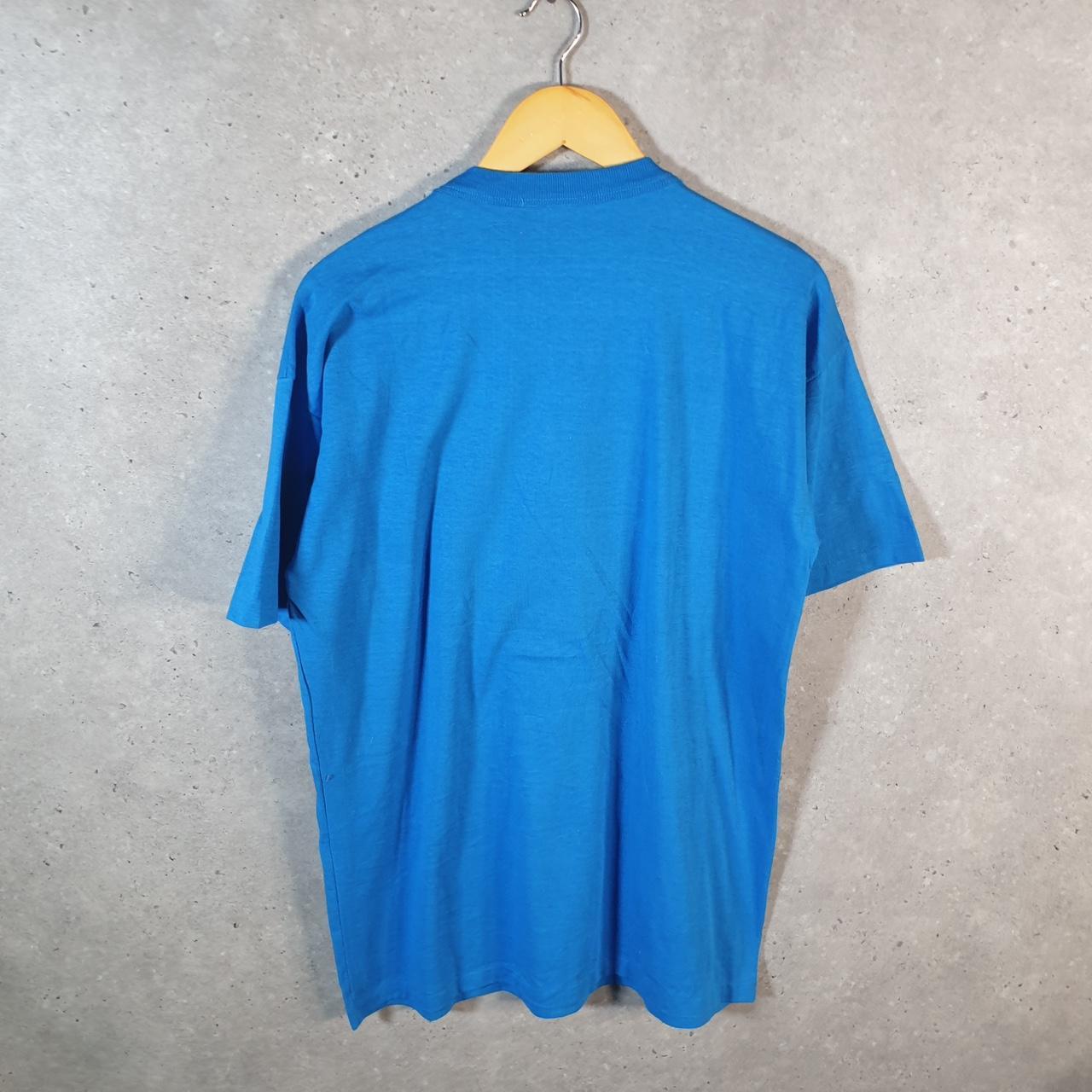 Vintage President City of London 90s USA Single Stitch T Shirt Men’s Medium Blue