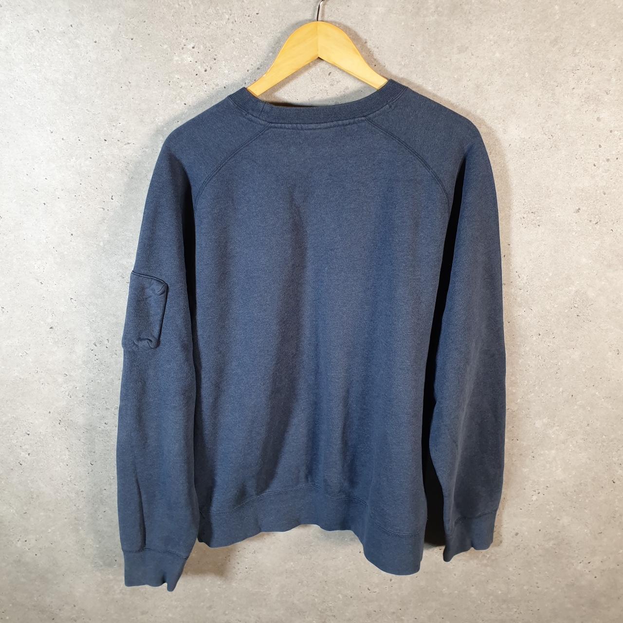 Vintage Nike Club Embroidered Sweatshirt Men’s XL Blue Swoosh Y2K Pullover Logo