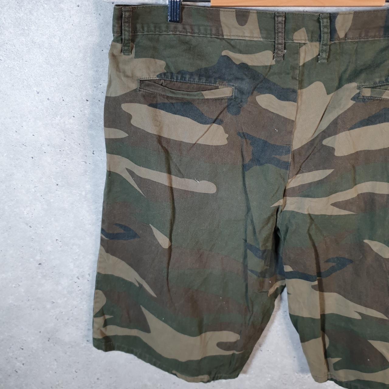 Vintage Dickies Baggy Chino Shorts Jorts Cargo Mens W40 Camouflage Loose Fit