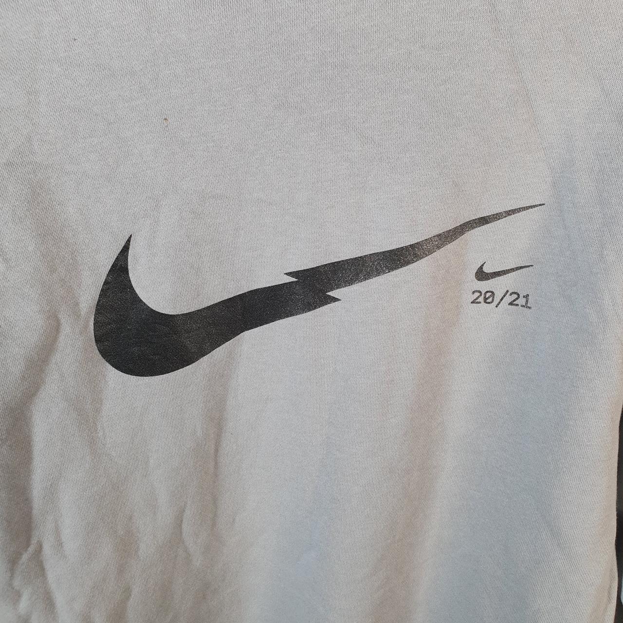 Vintage Nike Club Hoodie Men’s Small Grey Centre Swoosh Y2K Pullover Logo