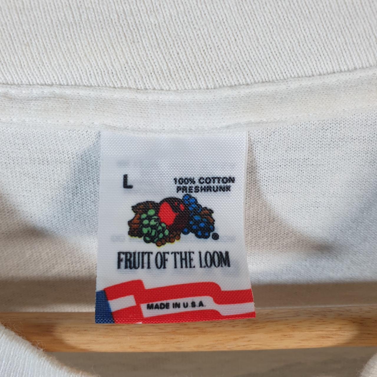 Vintage Fruit of the Loom Carrasco Corona 90s USA Single Stitch T Shirt Men’s Large White