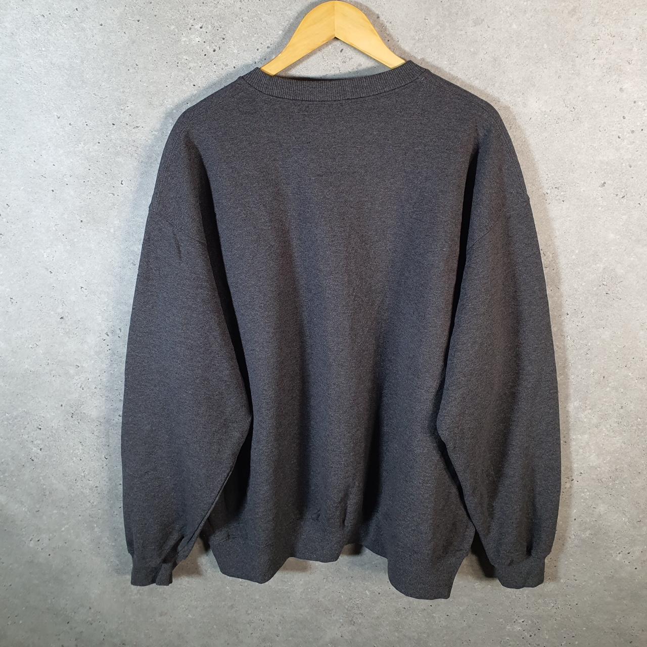 Vintage Champion Sweatshirt Men’s 2XL Grey USA Pullover Spellout Logo