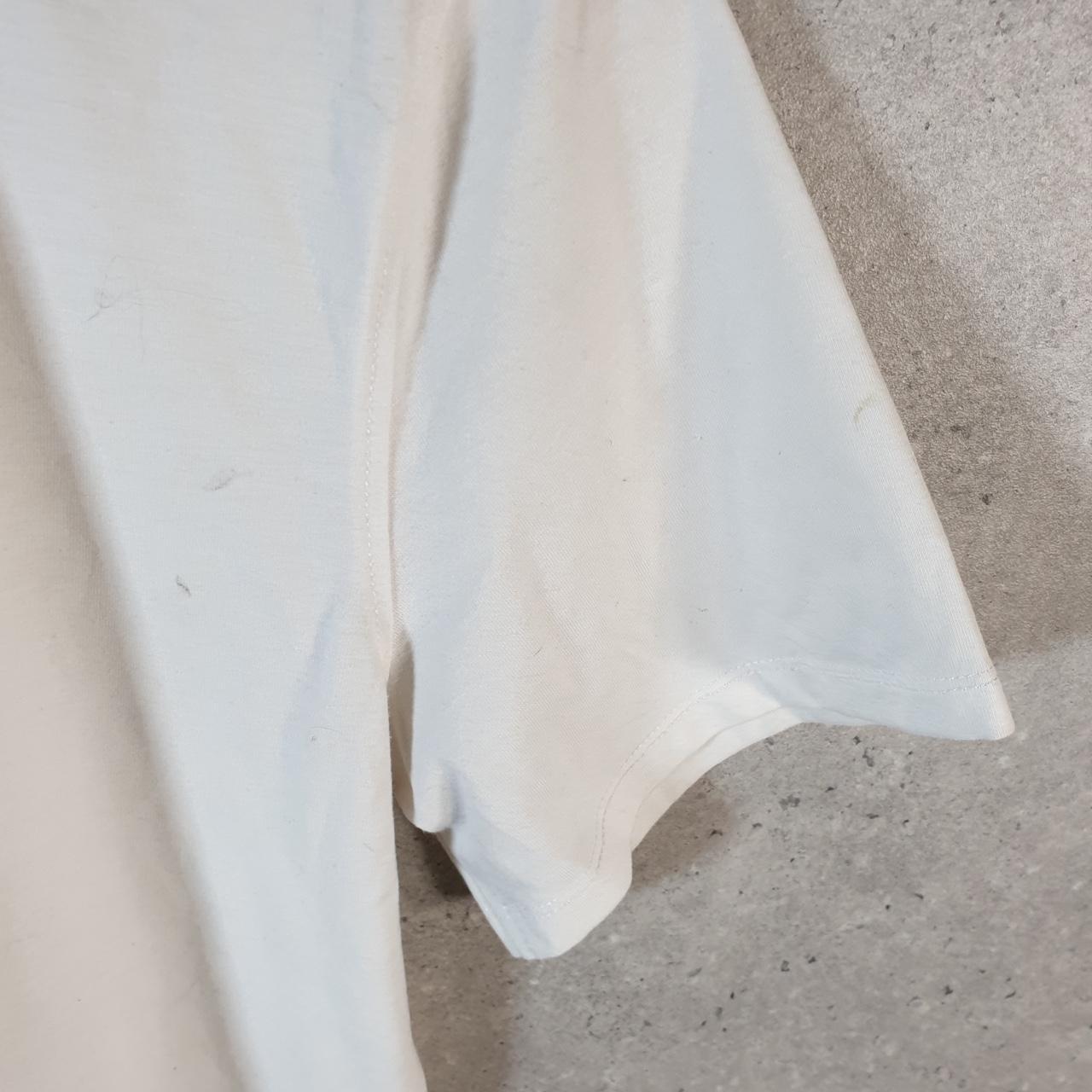 Vintage Fila Spellout T Shirt Men’s Small White Logo Athletic Casual