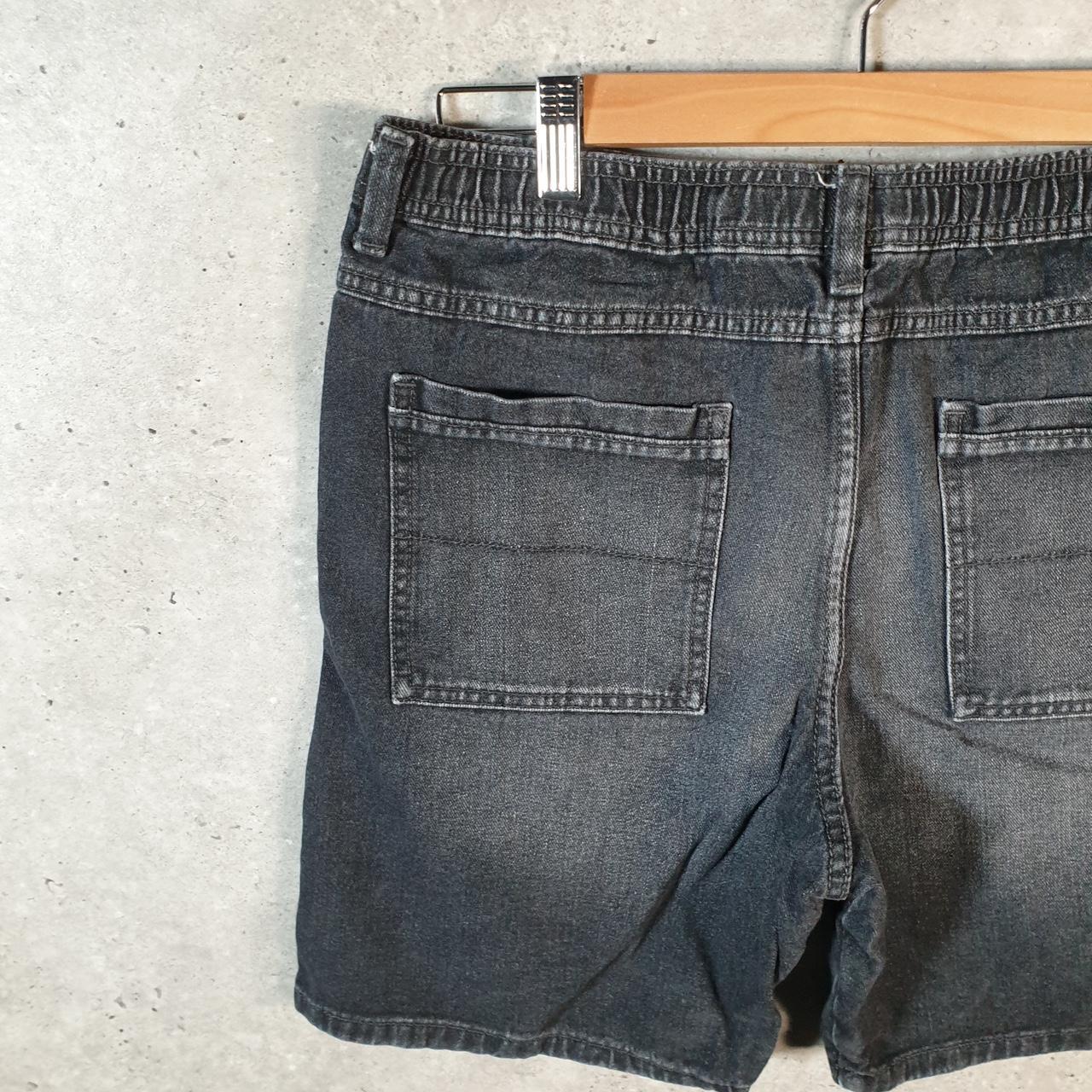 Vintage Wrangler Shorts Jorts Cargo Womens 2XL Grey Relaxed Denim