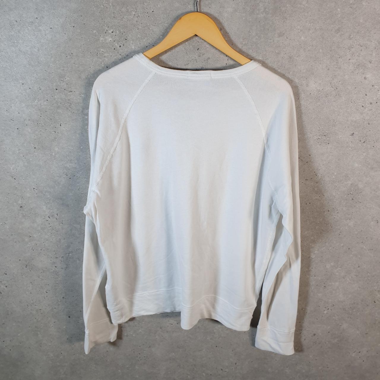 Vintage Ralph Lauren Polo Sweatshirt Men’s Large White Cotton Pullover Pony