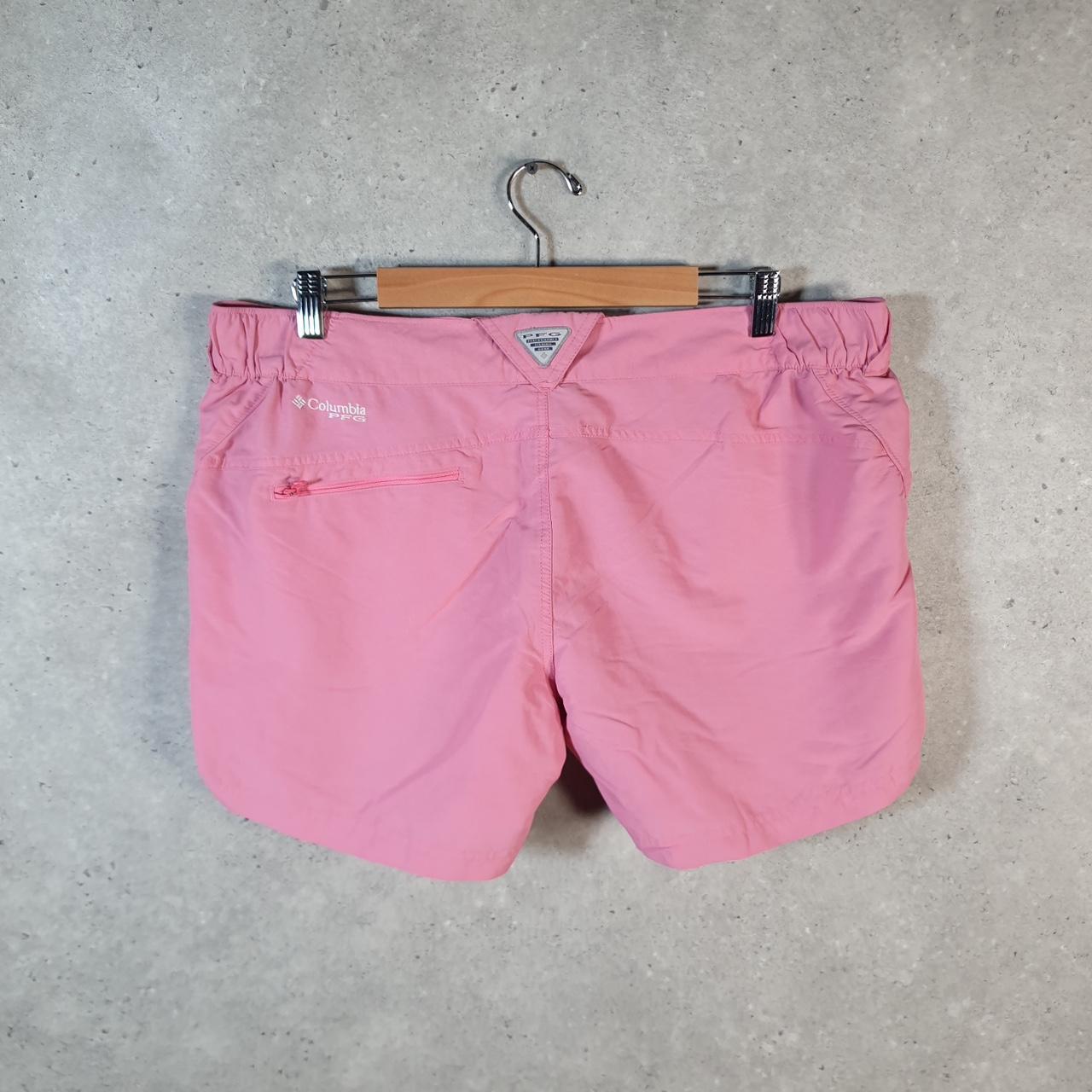 Vintage Columbia Performance Fishing Gear Shorts Womens XL Pink OmniShade