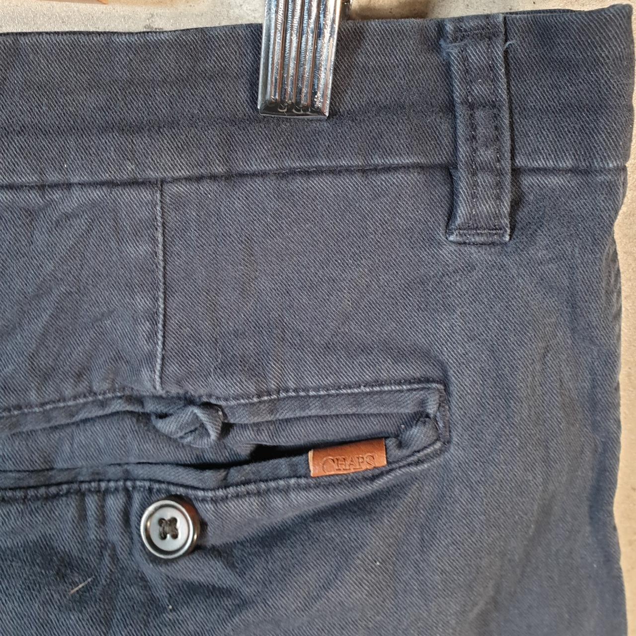 Vintage Chaps Ralph Lauren Polo Shorts Jorts Cargo Men’s W36 Navy Blue Baggy Cotton