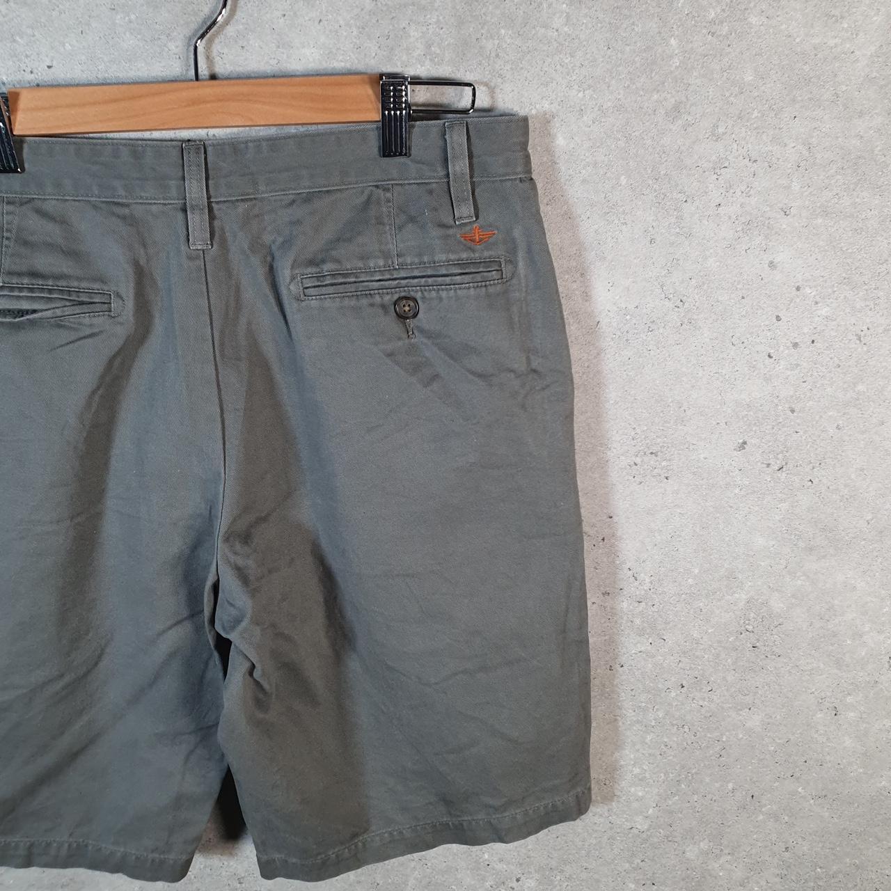 Vintage Dockers Chino Shorts Jorts Cargo Men’s W34 Grey Baggy Cotton