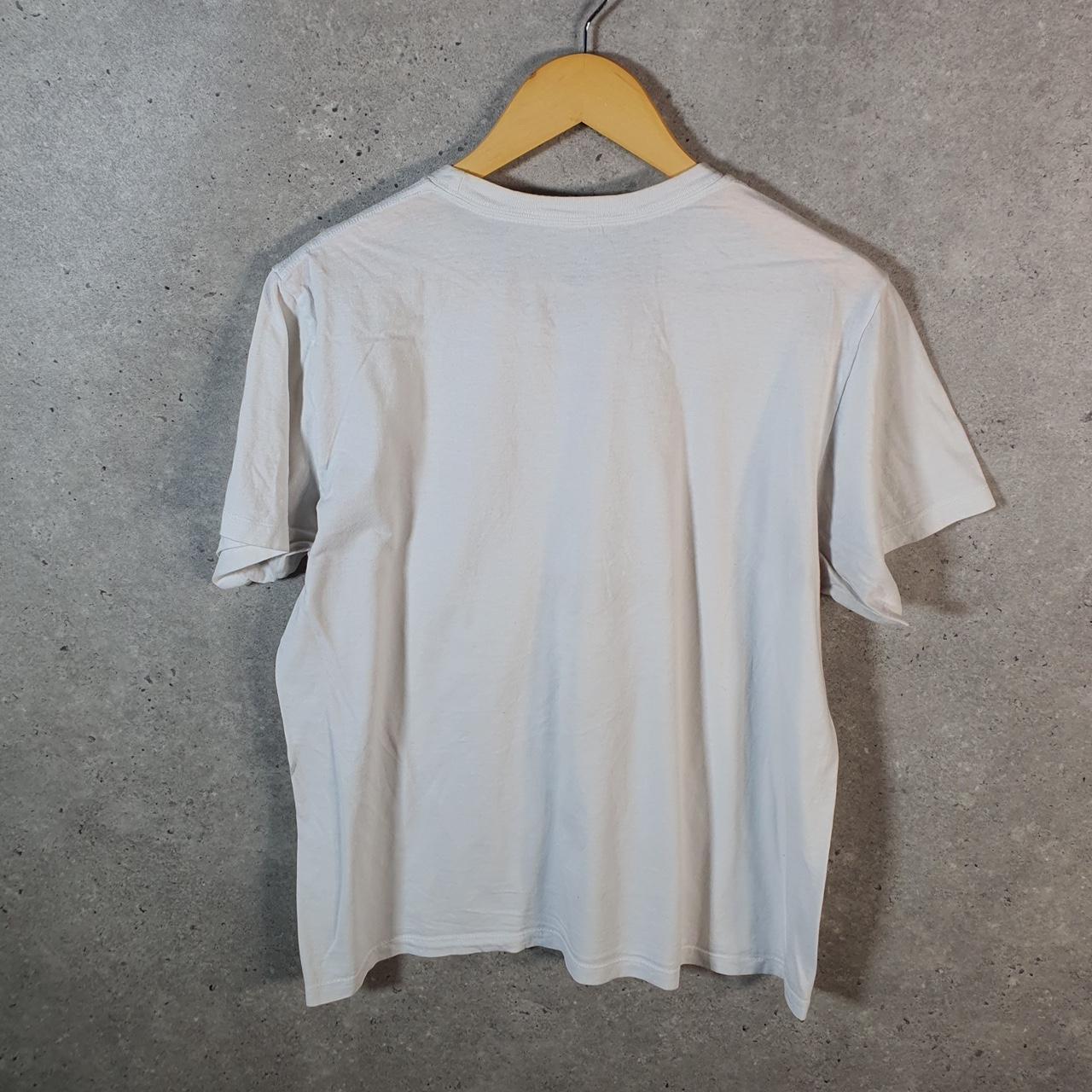 Vintage Calvin Klein Spellout Blank T Shirt Men’s Medium White Casual Sports