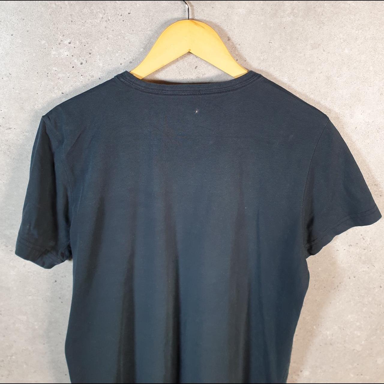 Vintage Adidas Spellout T Shirt Shirt Men’s Small Black Three Stripes Logo Athletic C9870