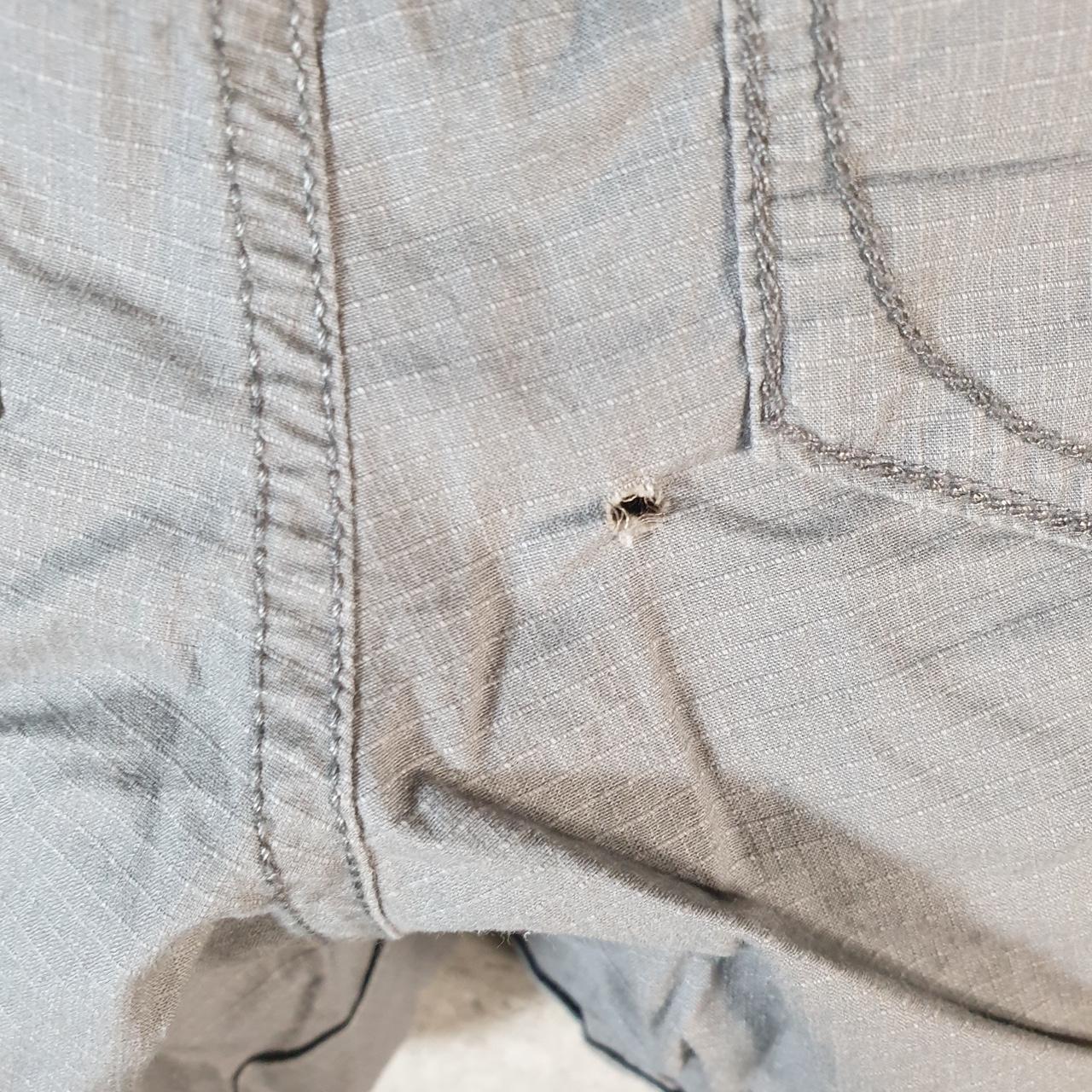 Vintage The North Face TNF Shorts Jorts Chino Cargo Womens UK6 Grey Baggy Cotton