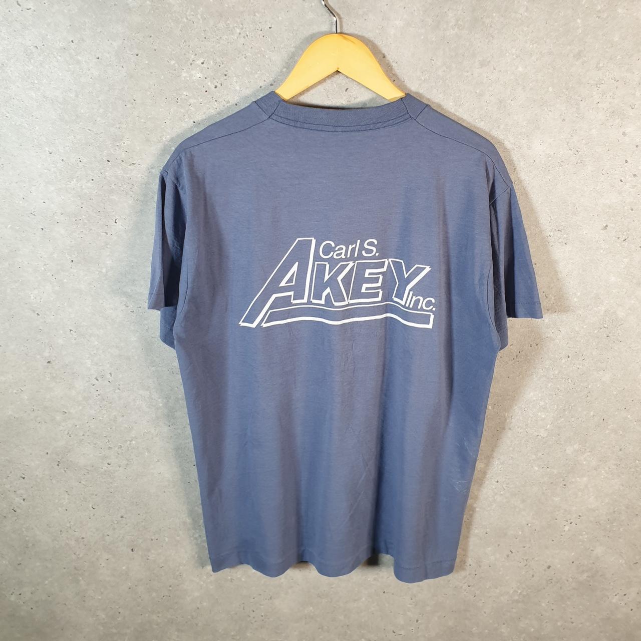 Vintage Fruit of the Loom World Pork Expo 1996 Iowa USA Single Stitch T Shirt Men’s Large Blue