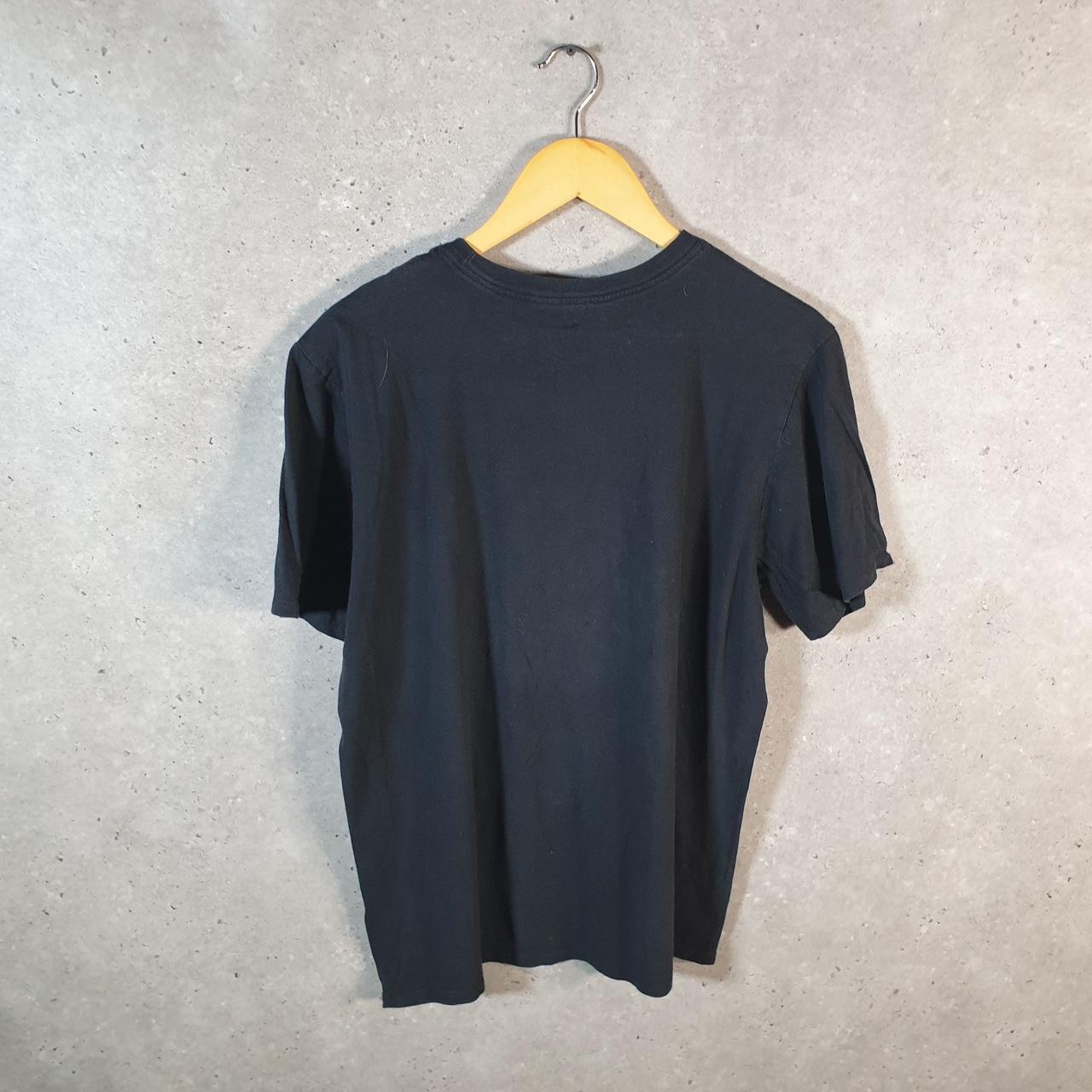 Vintage Nike Spellout T Shirt Men’s Large Black Logo Swoosh Athletic