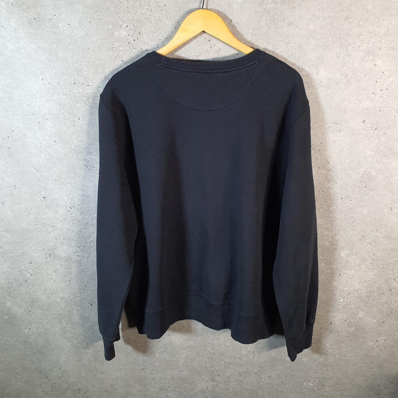 Vintage Nike Club Embroidered Sweatshirt Men’s XL Black Swoosh Y2K Pullover Logo