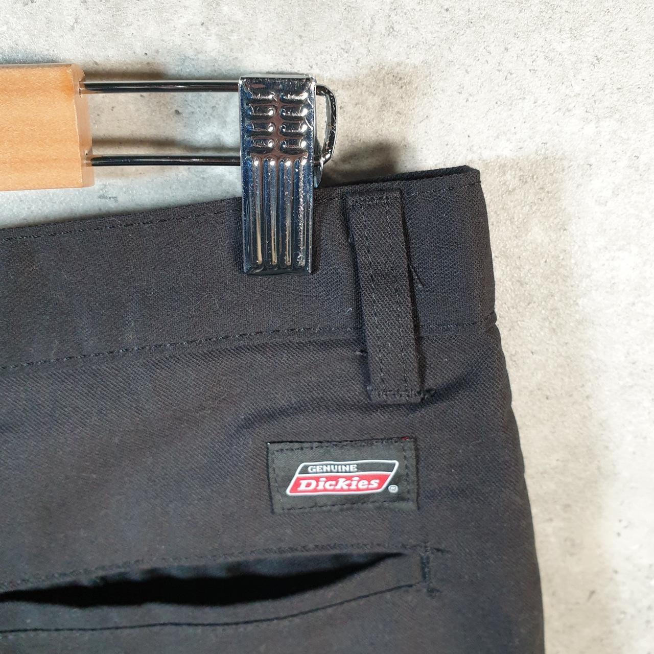 Vintage Dickies Flex Baggy Chino Shorts Jorts Cargo Mens W34 Black Relaxed Fit