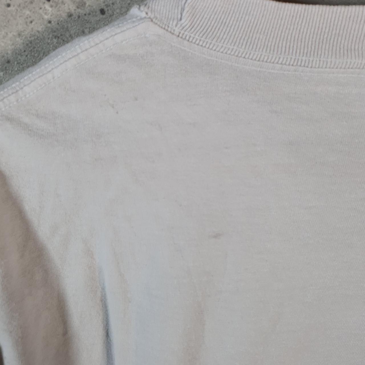 Vintage Adidas T Shirt Men’s Medium Graphic White Three Stripes Athletic