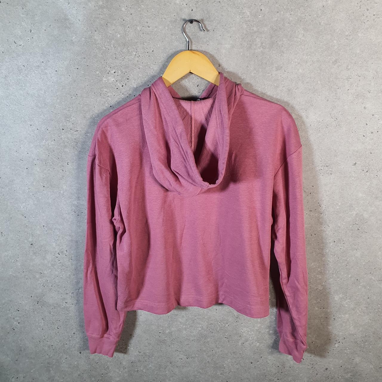 Vintage Nike Spellout Club Hoodie Womens XS Pink Swoosh Y2K Pullover